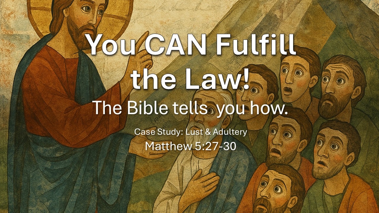 You CAN Fulfill the Law